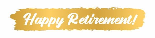 Happy Retirement Banner